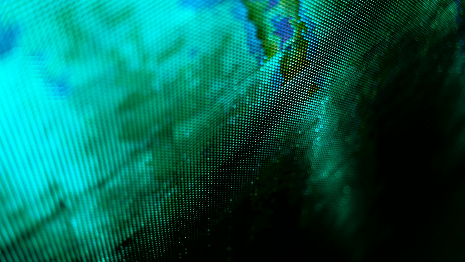 a close up of a computer screen with a map of the world on it