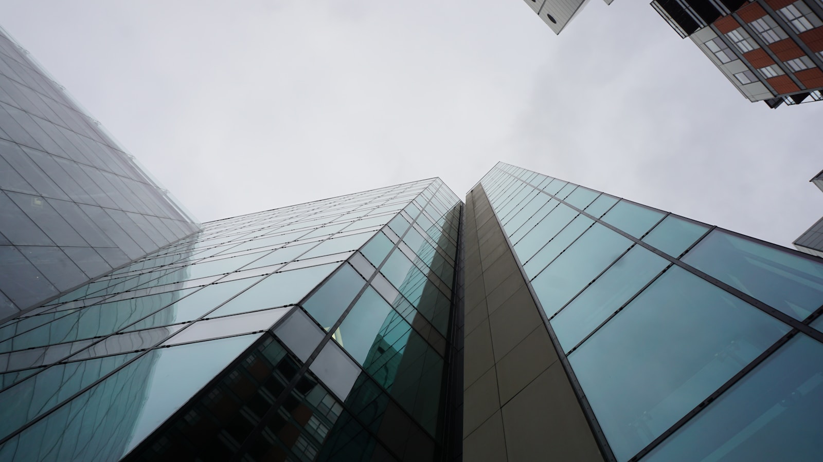 a low angle view of a building