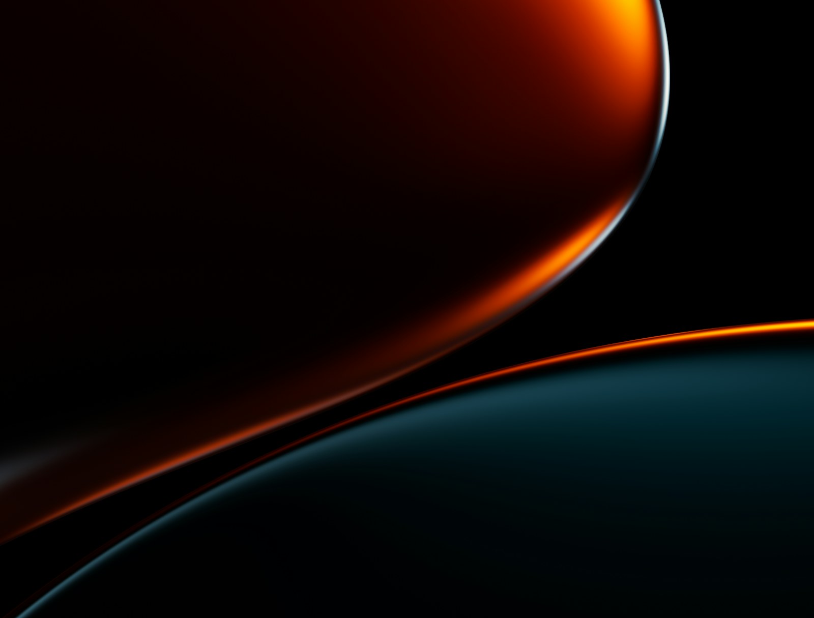 orange and teal abstract wallpaper