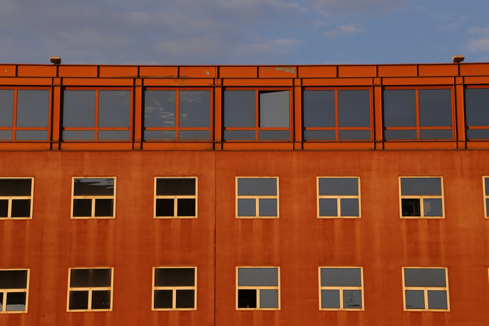 orange concrete building
