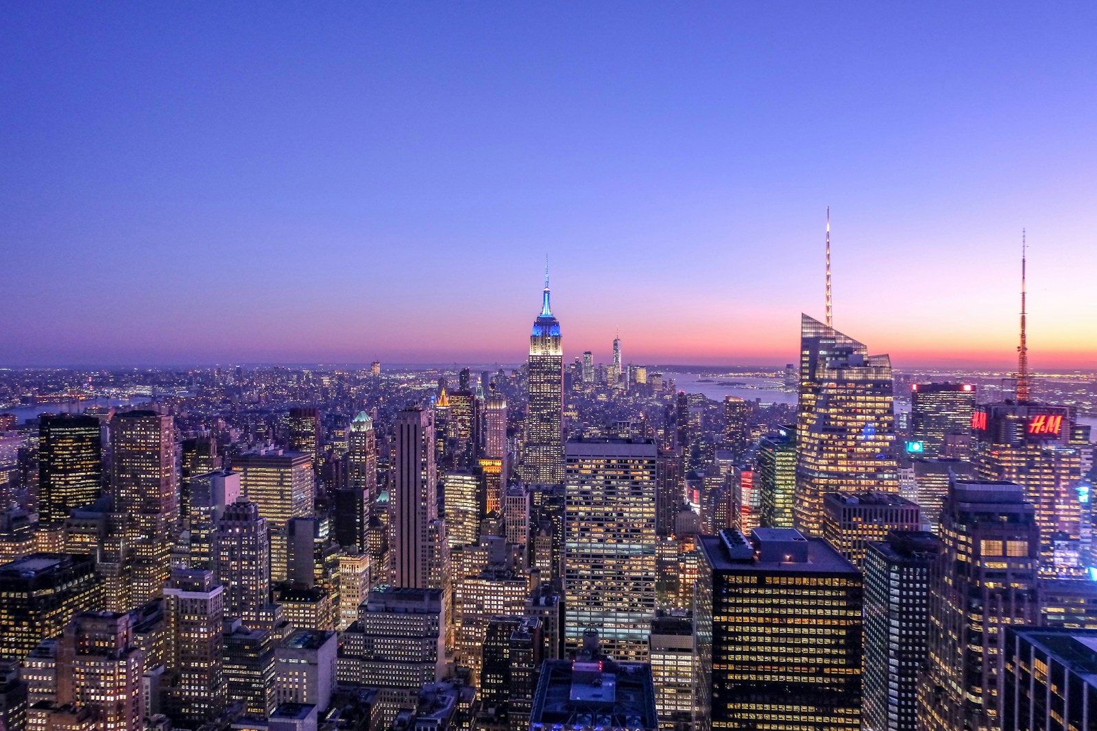 aerial photography of Chrysler building, New York