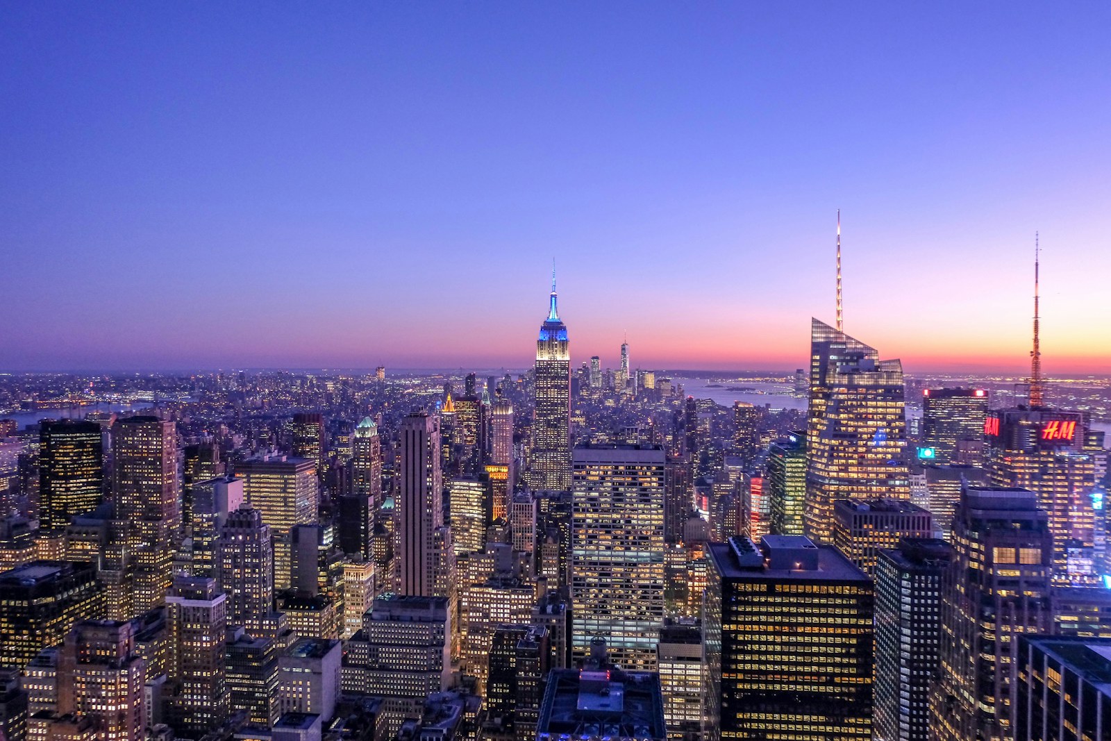 aerial photography of Chrysler building, New York